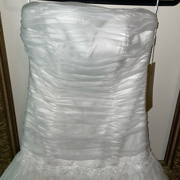 NWT ROSA CLARA WEDDING GOWN UNALTERED SAMPLE - Picture 14 of 16